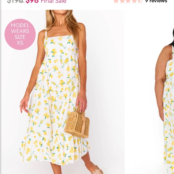 Summer Fling Midi Dress - Limoncello - Picture 1 of 4